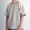 RALLY T-SHIRT / white & dark green