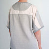 RALLY T-SHIRT / white & dark green