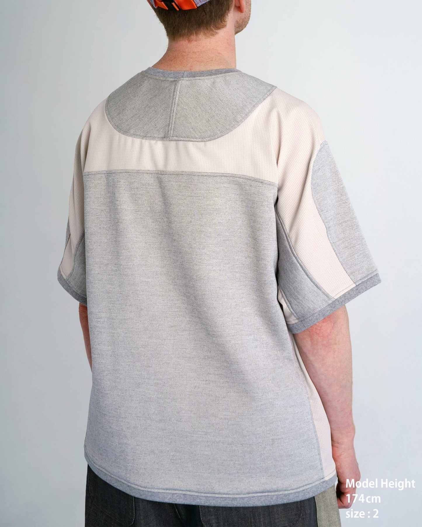 RALLY T-SHIRT / white & dark green