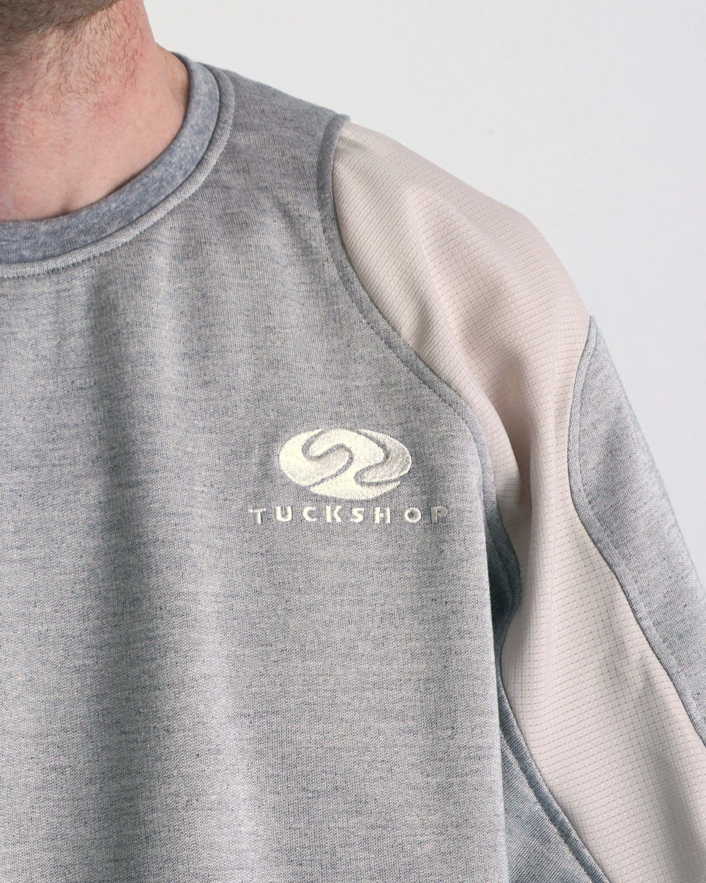 RALLY T-SHIRT / white & dark green
