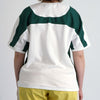 RALLY T-SHIRT / white & dark green