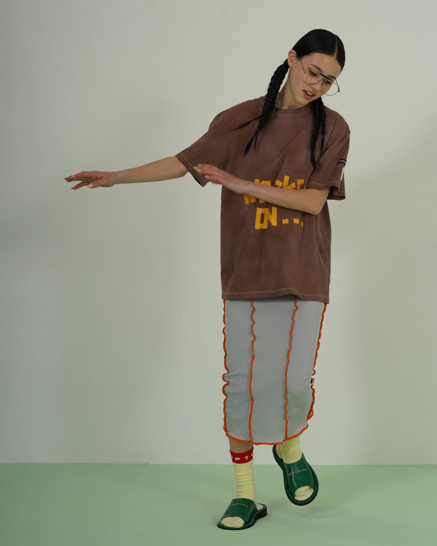 JACQUARD LOGO SOCKS