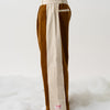SNAP CORDUROY PANTS / navy & ivory