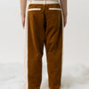 SNAP CORDUROY PANTS / navy & ivory