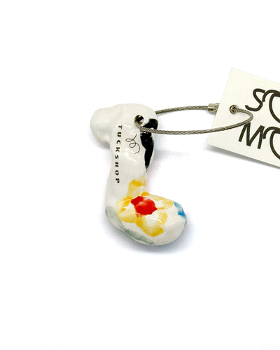KEY CHARM / note-white