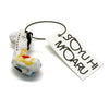 KEY CHARM / note-white