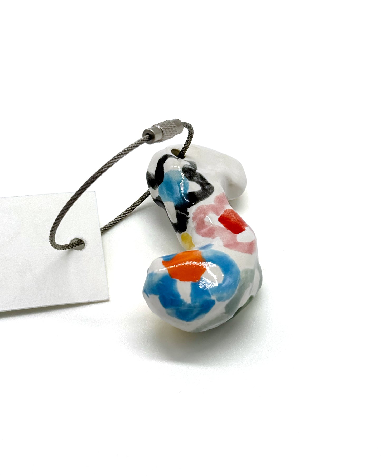 KEY CHARM / note-white