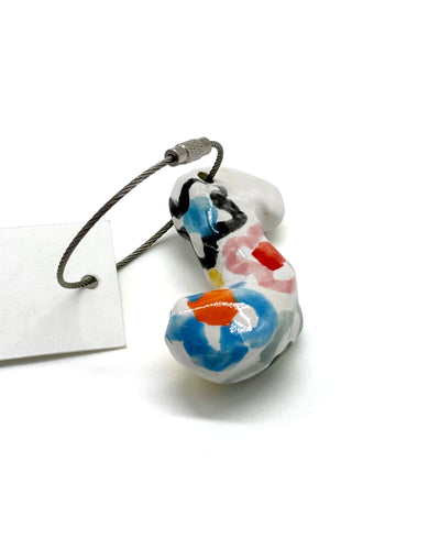 KEY CHARM / note-white
