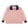 STRIPE COLLAR PULLOVER