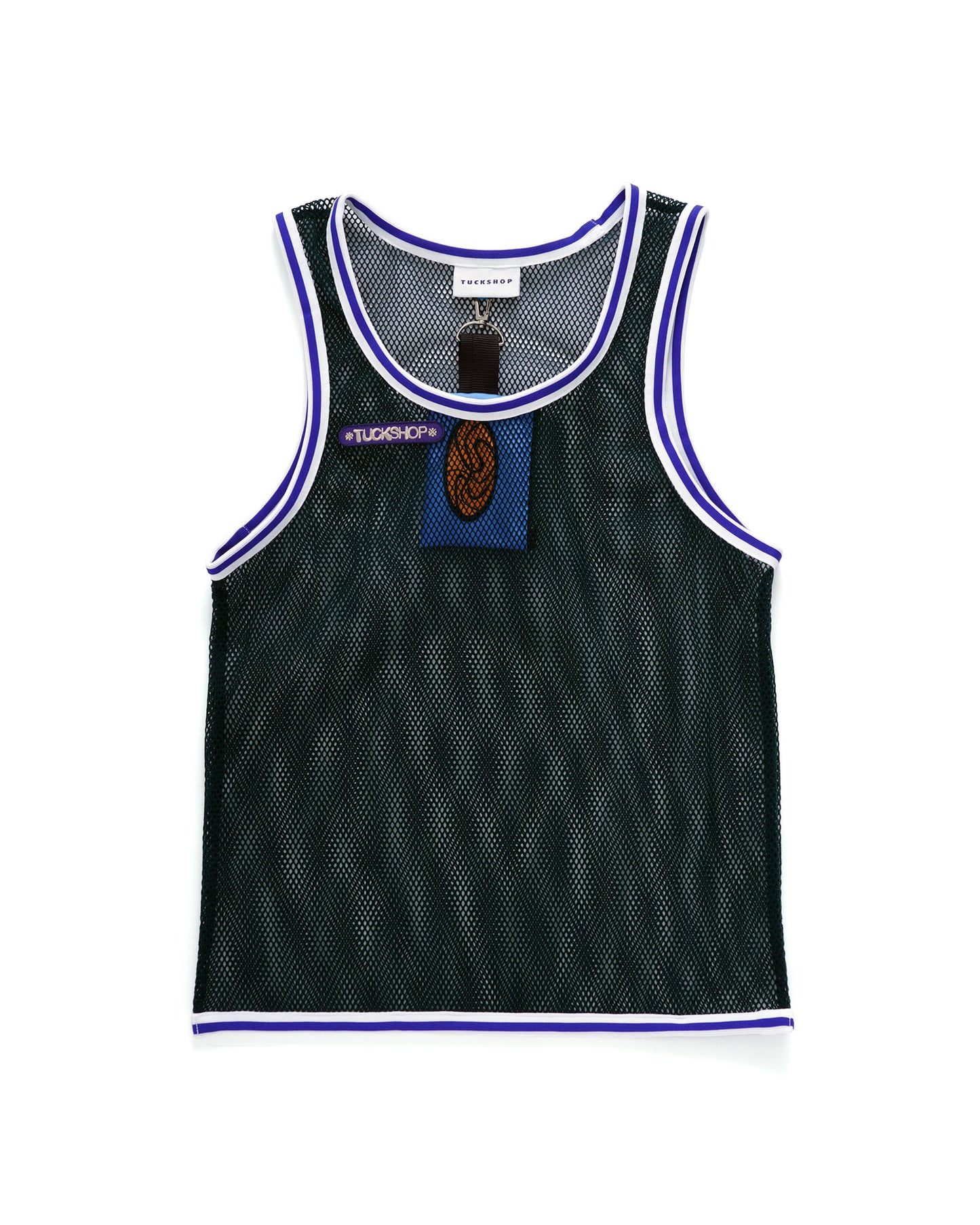 TANK TOTE / dark green & blue
