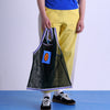 TANK TOTE / dark green & blue