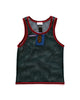 TANK TOTE / dark green & red