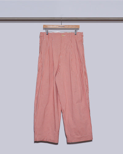 TUCKED TROUSERS