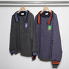 TWEED COLLAR PULLOVER