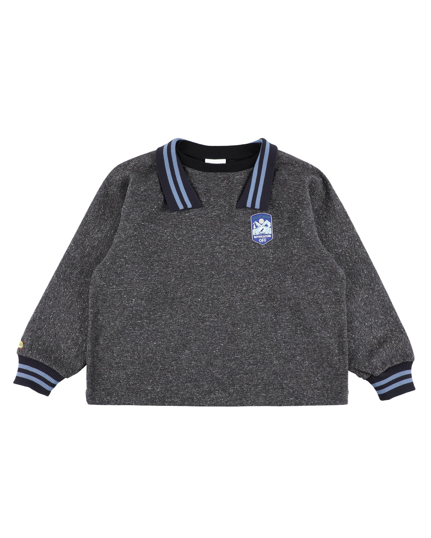 TWEED COLLAR PULLOVER