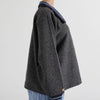 TWEED COLLAR PULLOVER