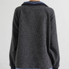 TWEED COLLAR PULLOVER