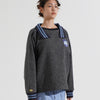 TWEED COLLAR PULLOVER