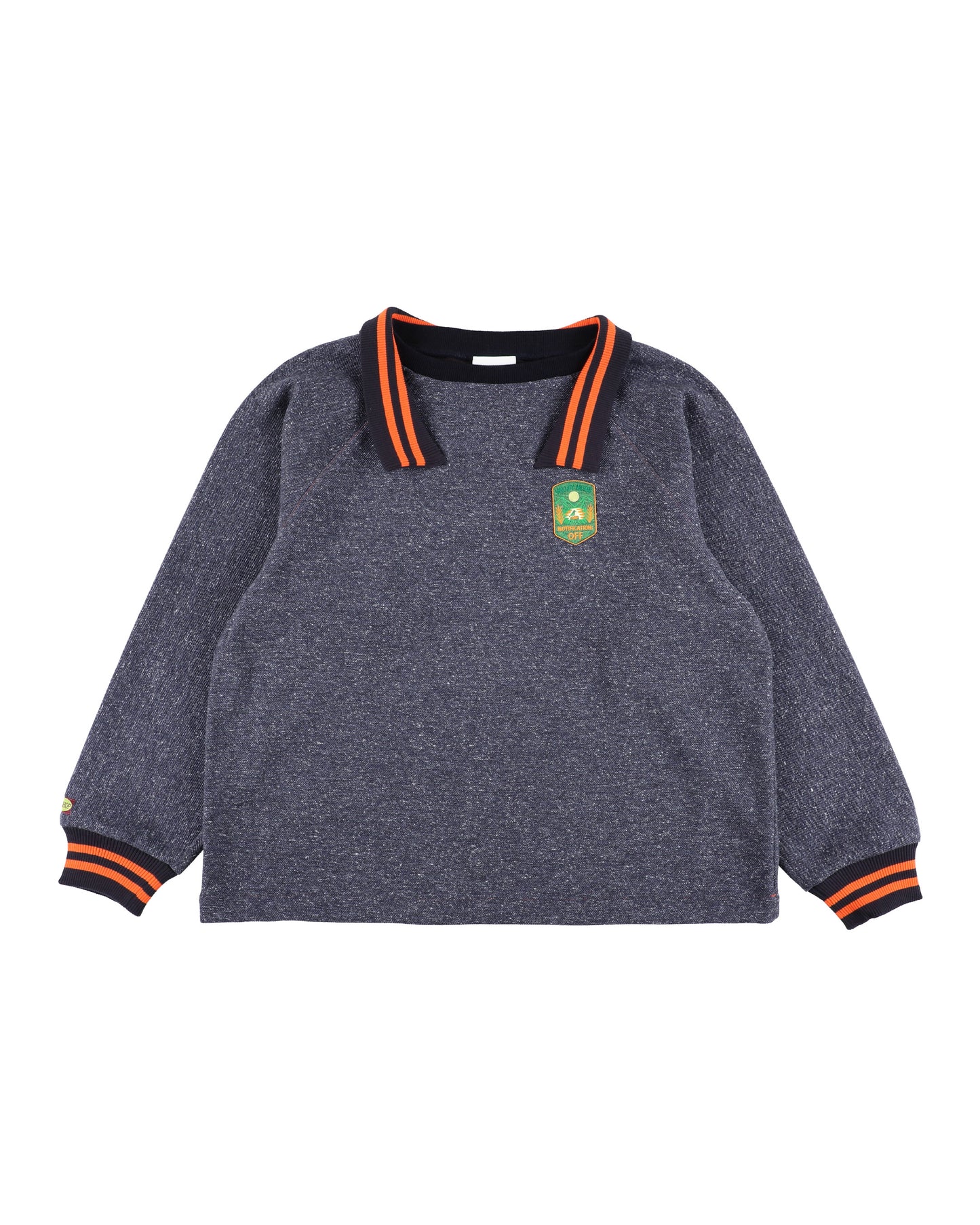 TWEED COLLAR PULLOVER