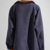 TWEED COLLAR PULLOVER