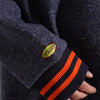 TWEED COLLAR PULLOVER