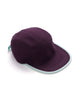 WAFFLE CAP / burgundy & mint green