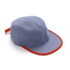 WAFFLE CAP / burgundy & mint green