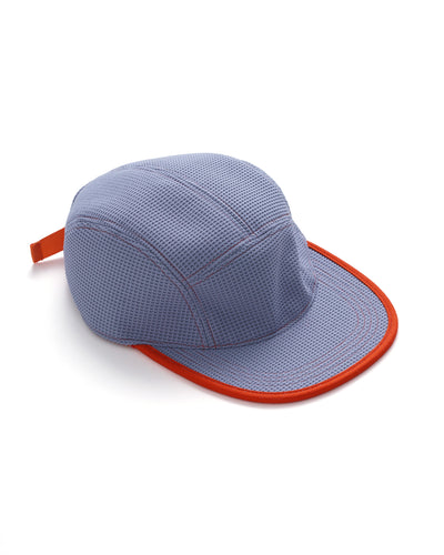 WAFFLE CAP / gray & orange