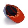 WAFFLE CAP / gray & orange