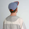 WAFFLE CAP / gray & orange
