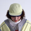 WAFFLE CAP / yellow & navy