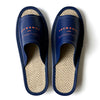 WOVEN SLIDES / royal blue