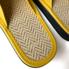 WOVEN SLIDES / mustard
