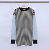 BORDER LONG SLEEVE CUT SEW - TUCKSHOP