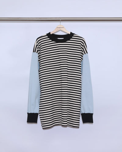 BORDER LONG SLEEVE CUT SEW - TUCKSHOP