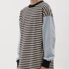 BORDER LONG SLEEVE CUT SEW - TUCKSHOP