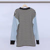 BORDER LONG SLEEVE CUT SEW - TUCKSHOP