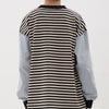 BORDER LONG SLEEVE CUT SEW - TUCKSHOP