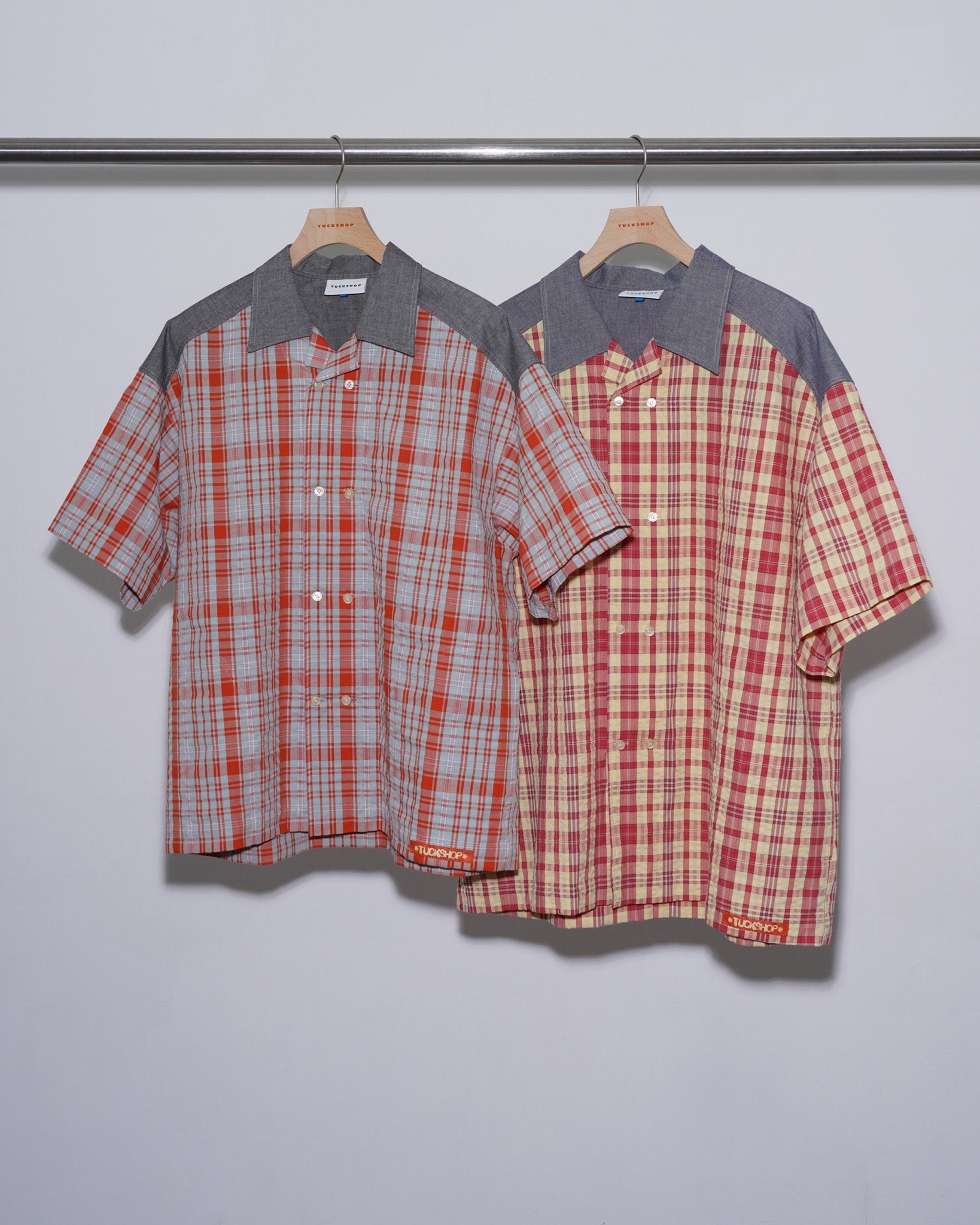 CHECK - IN SHIRT / yellow & red check - TUCKSHOP