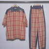 CHECK - OUT PANTS / yellow & red check - TUCKSHOP