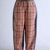 CHECK - OUT PANTS / yellow & red check - TUCKSHOP