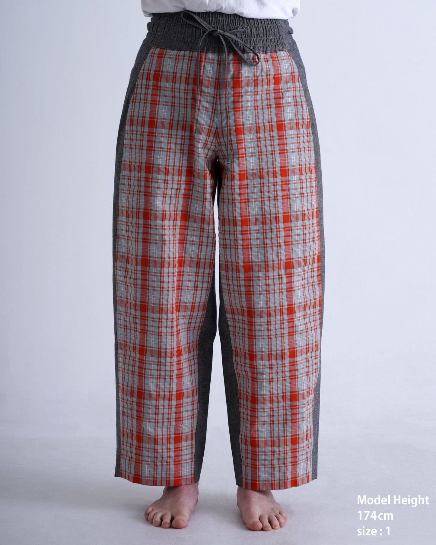 CHECK - OUT PANTS / yellow & red check - TUCKSHOP