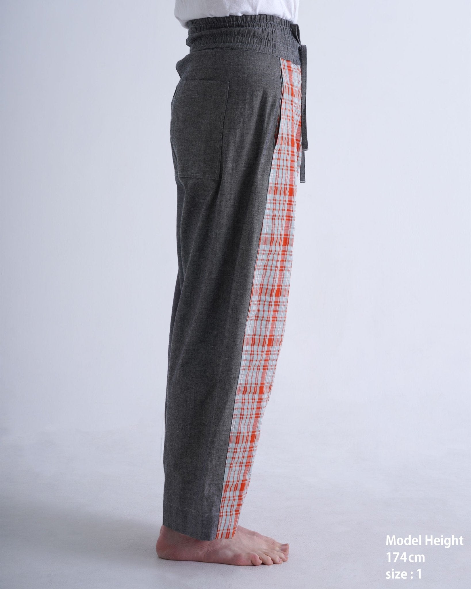 CHECK - OUT PANTS / yellow & red check - TUCKSHOP