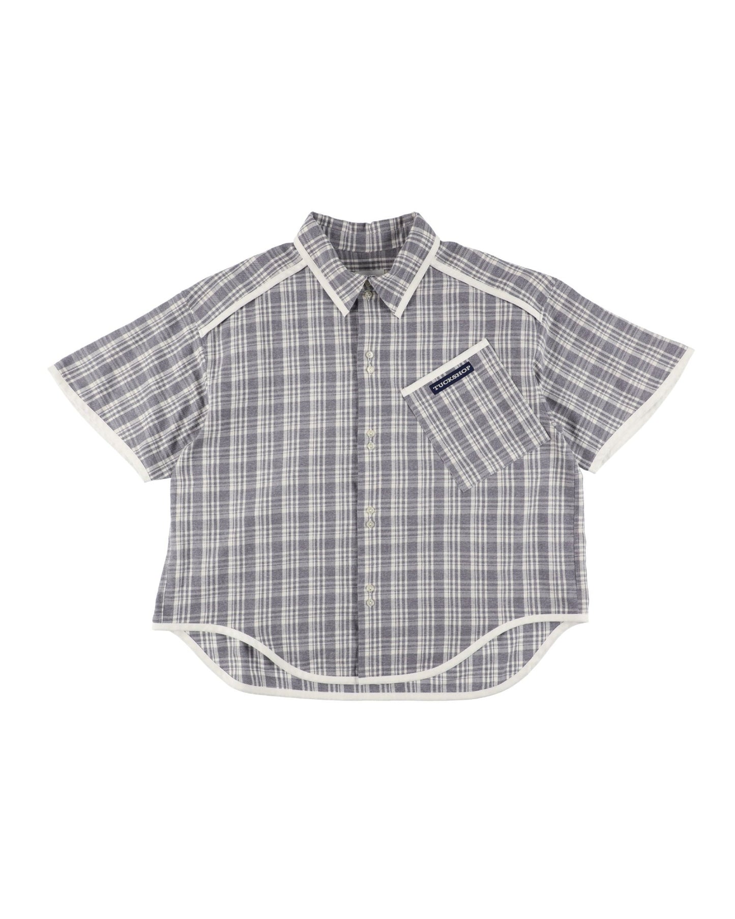 CHECK PIPING SHIRT - TUCKSHOP