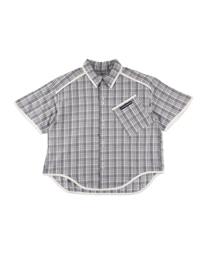 CHECK PIPING SHIRT - TUCKSHOP