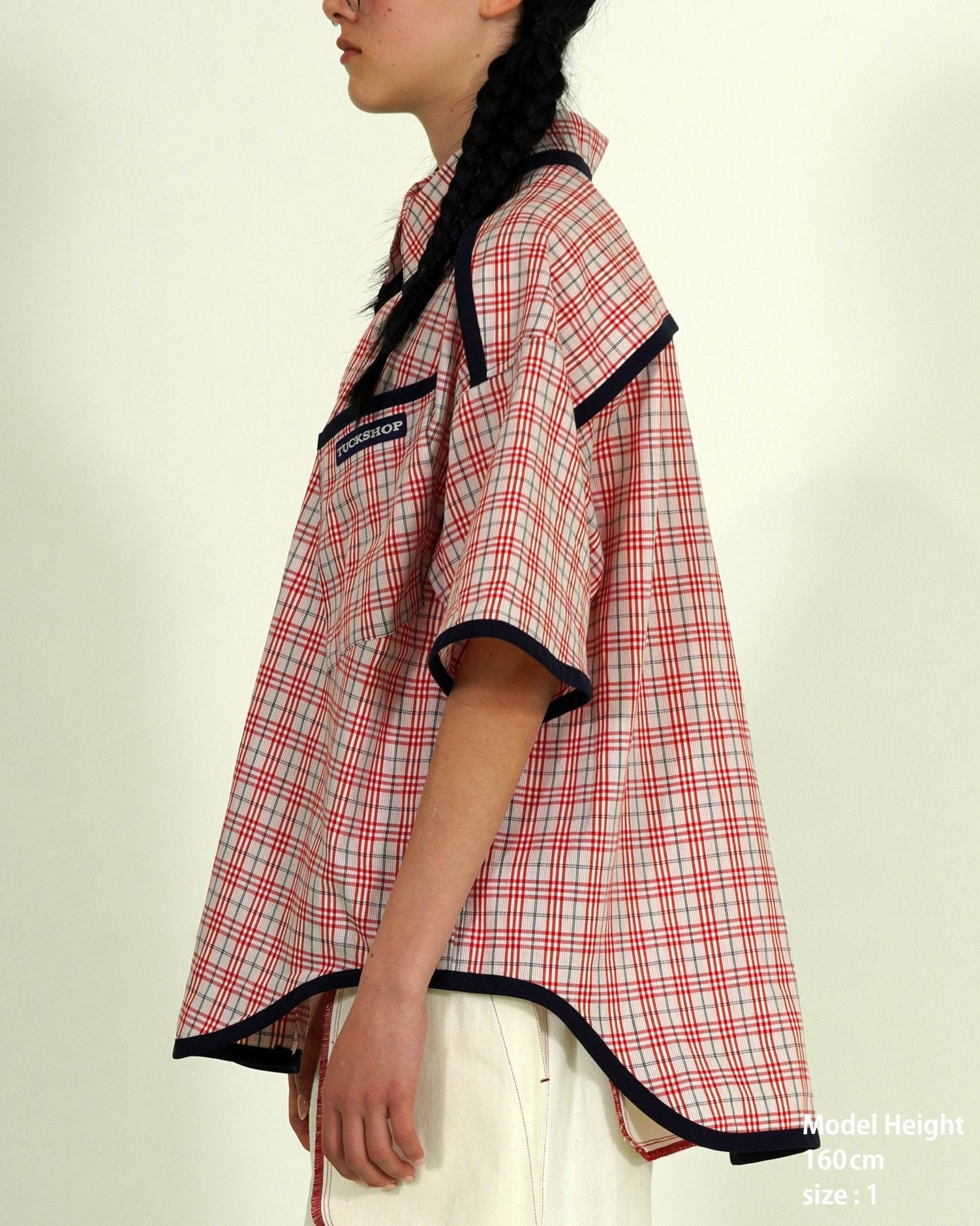 CHECK PIPING SHIRT - TUCKSHOP