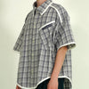 CHECK PIPING SHIRT - TUCKSHOP