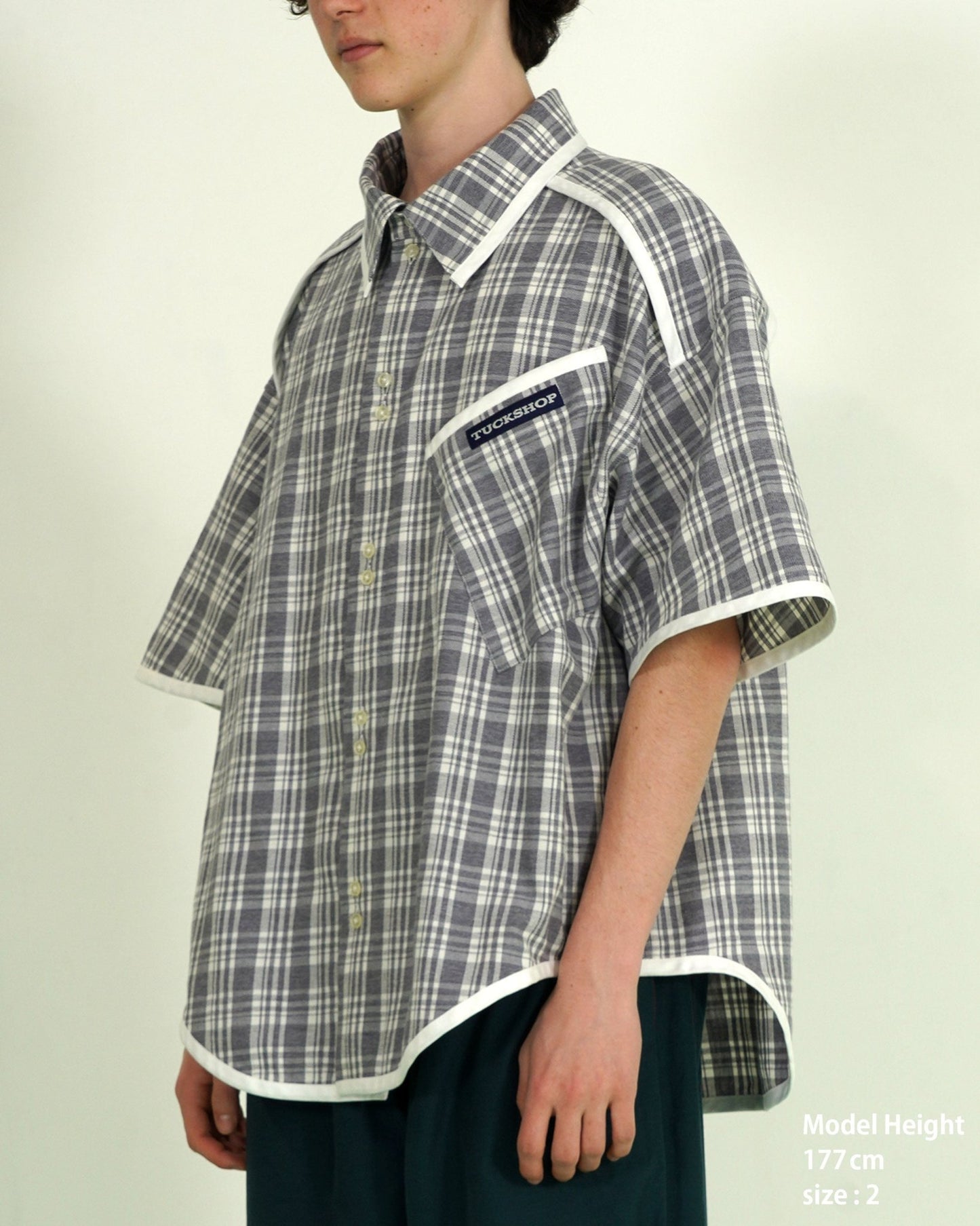 CHECK PIPING SHIRT - TUCKSHOP