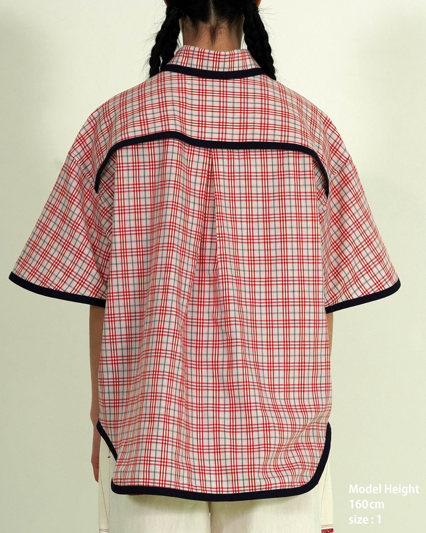 CHECK PIPING SHIRT - TUCKSHOP