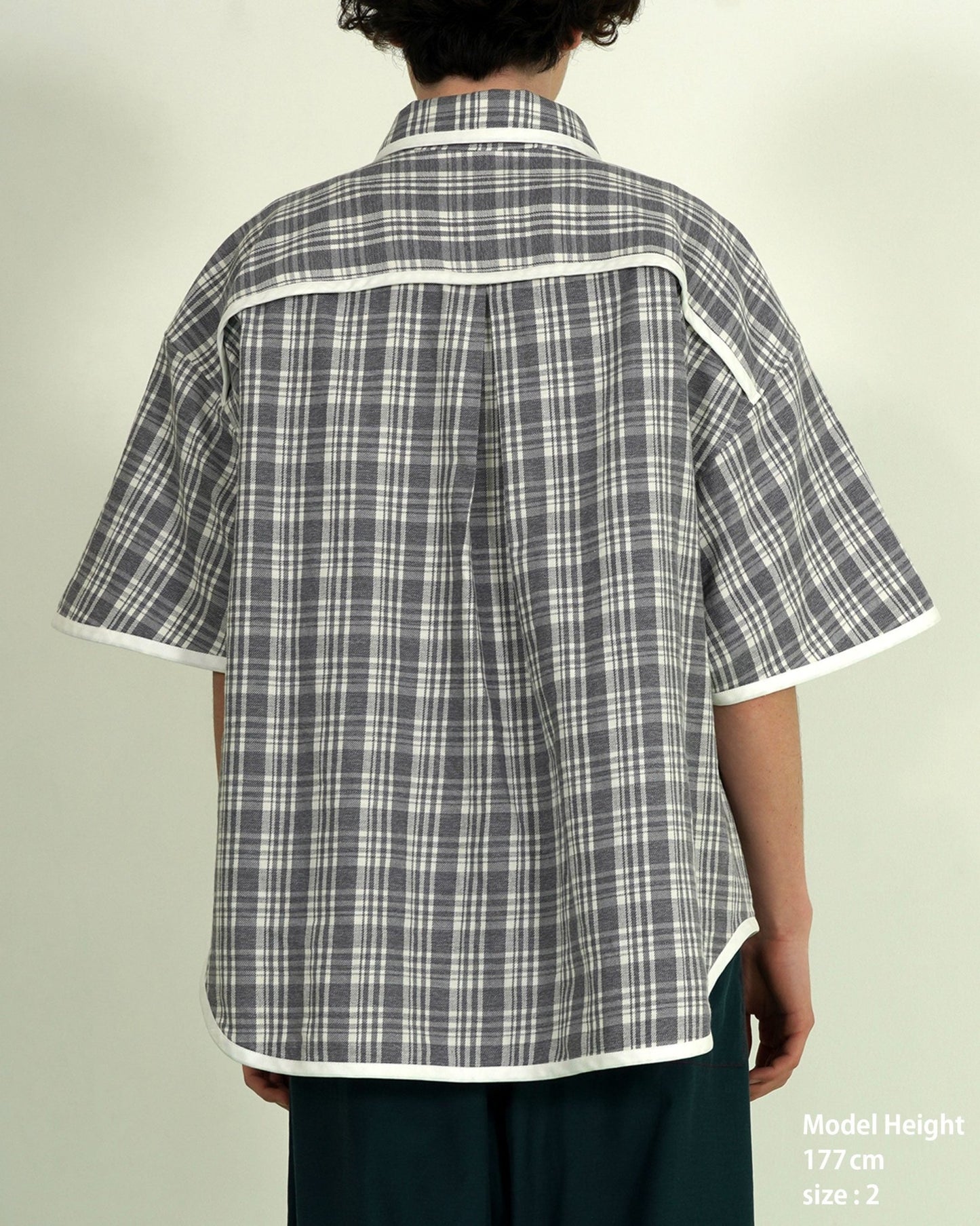 CHECK PIPING SHIRT - TUCKSHOP